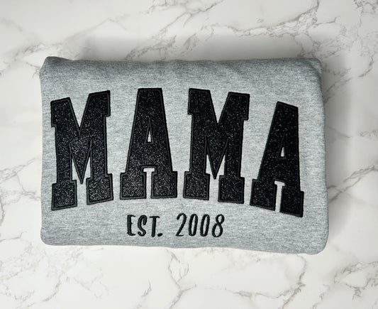 MAMA Embroidered Crewneck